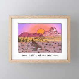 Country Toad Framed Mini Art Print