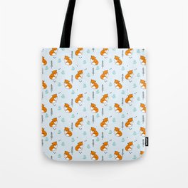 Cute Woodland Fox Pattern Tote Bag