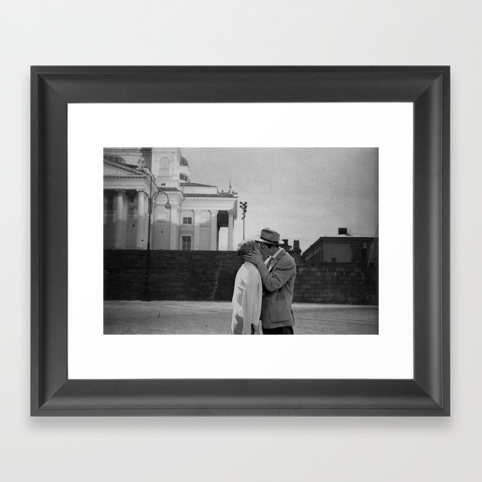 Collage Á bout de souffle (Breathless) - Jean-Luc Godard Framed Art Print