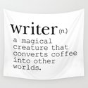 Writer Definition - Converting Coffee Wandbehang
