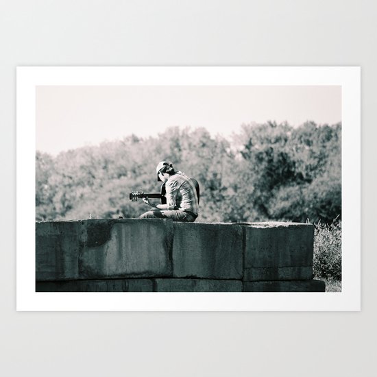 She's feeding her soul Art Print