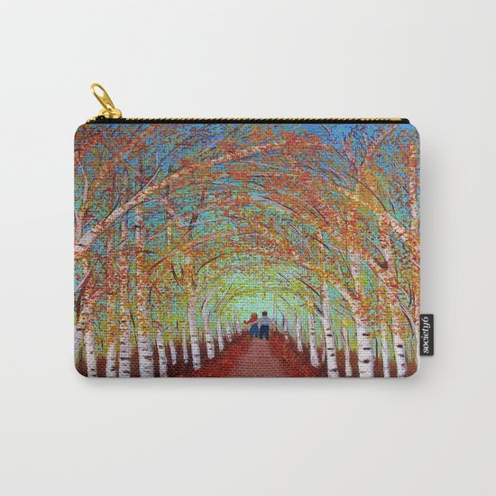 Autumn Birch Carry-All Pouch
