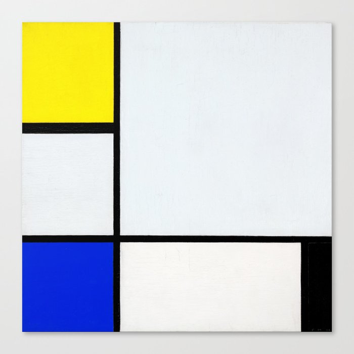 Piet Mondrian (1872-1944) - COMPOSITION WITH YELLOW, BLUE, BLACK AND ...