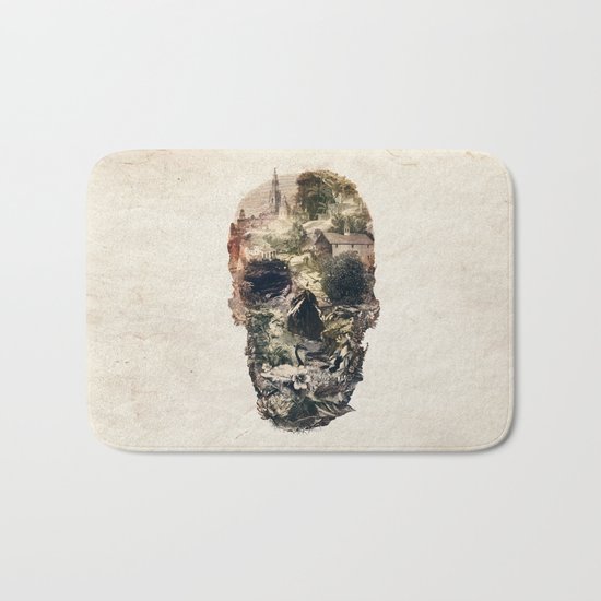 Skull Town Bath Mat