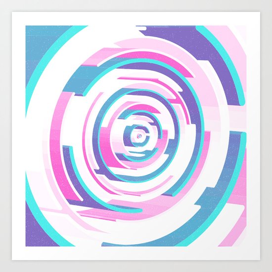 Black Hole NEW COLORS Art Print