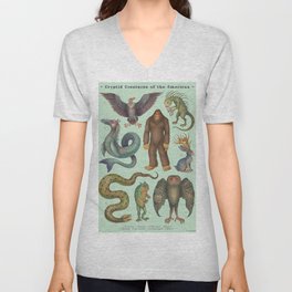 Cryptids of the Americas V Neck T Shirt