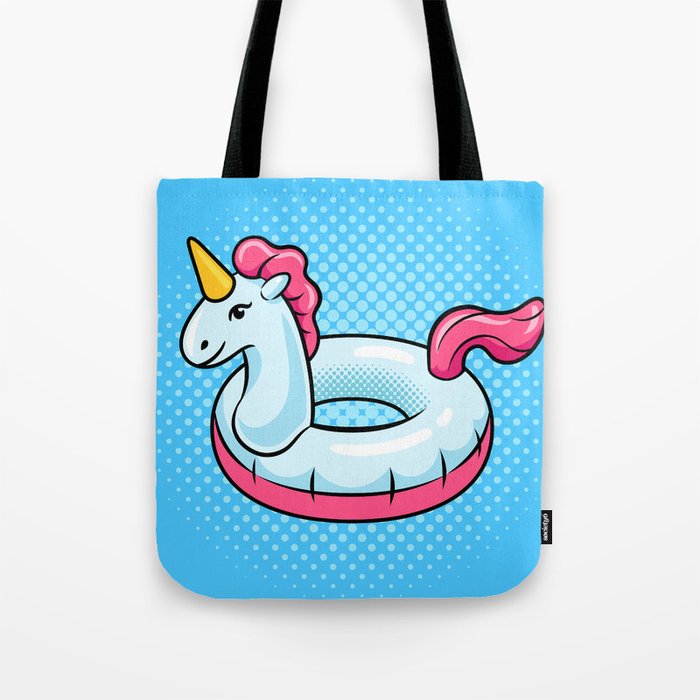 Unicorn beach toy Tote Bag