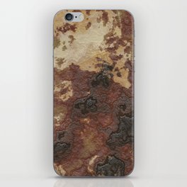 Old rusty brown iPhone Skin