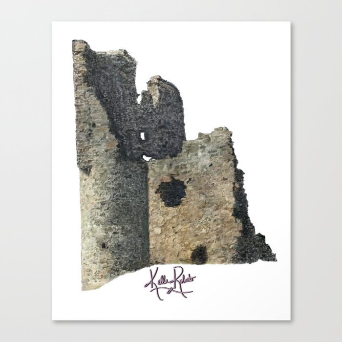 Crumbling Castle Canvas Print