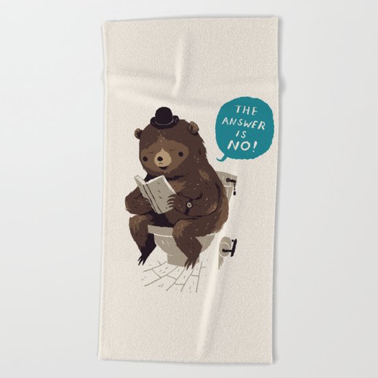 Does A Bear.. Beach Towel