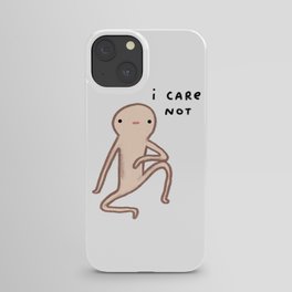 Honest Blob Cares Not iPhone Case