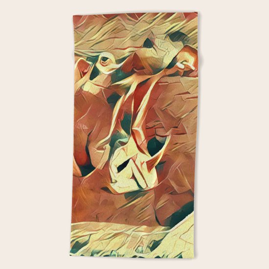 Hippo Beach Towel