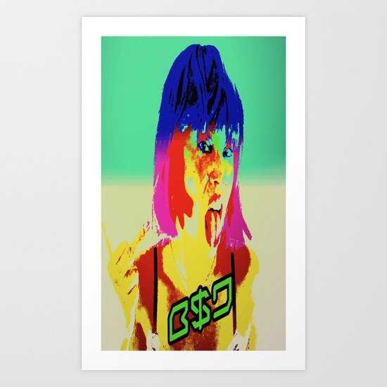 Middle finger to them all B$D Art Print