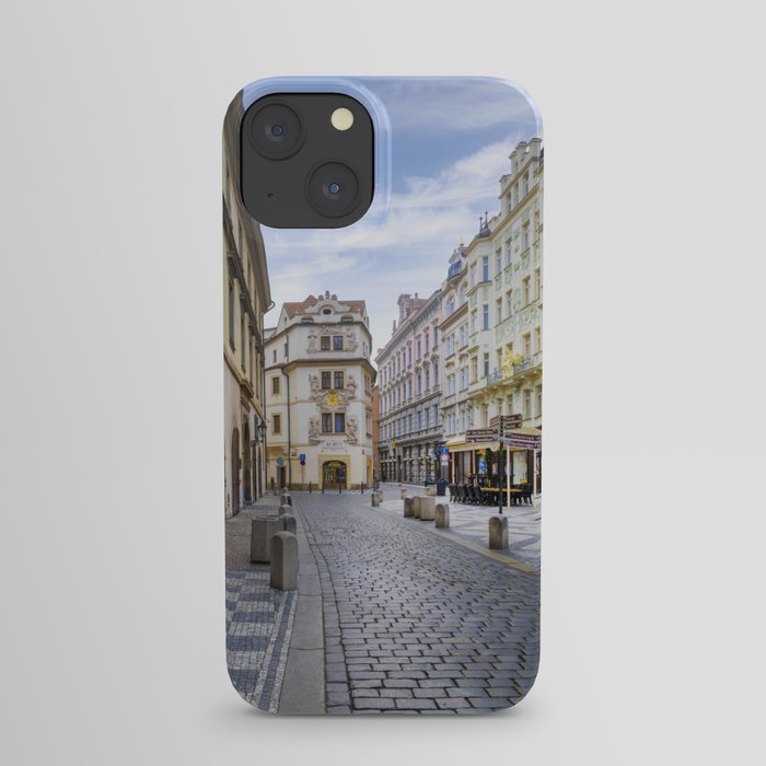 Karlova, cozy alley in Prague iPhone Case