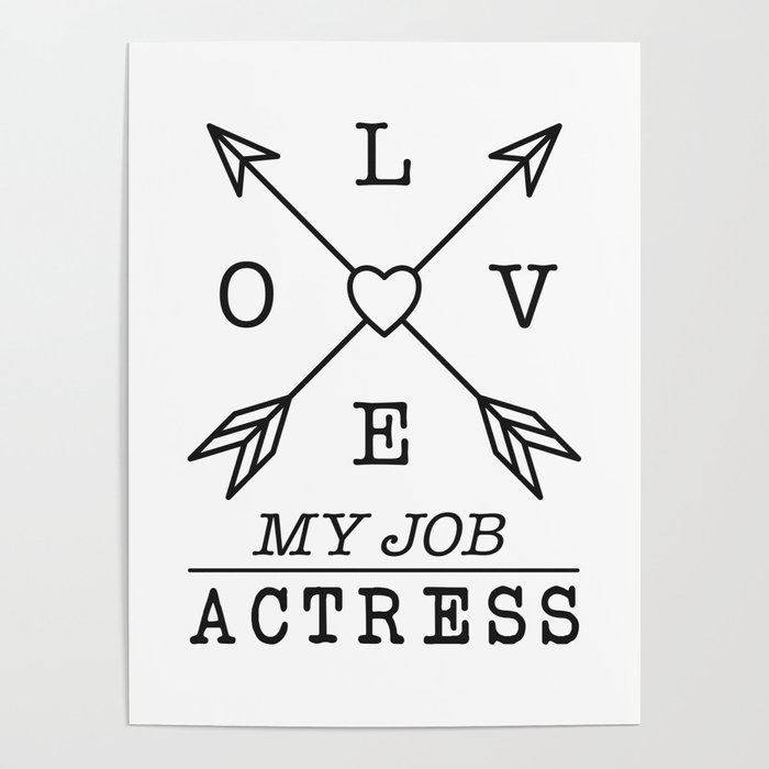 Actress profession Poster