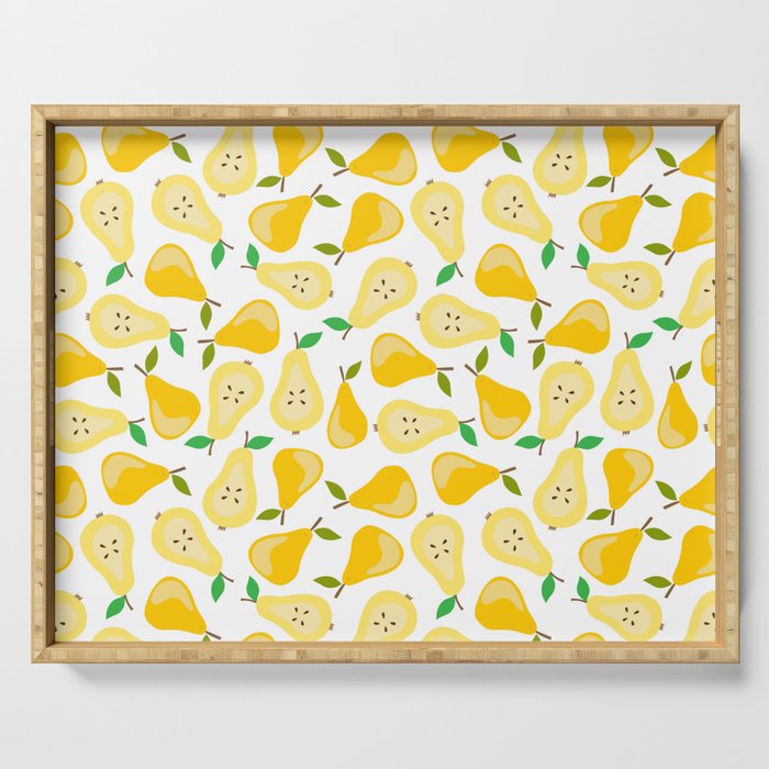 Pear Pattern Serving Tray