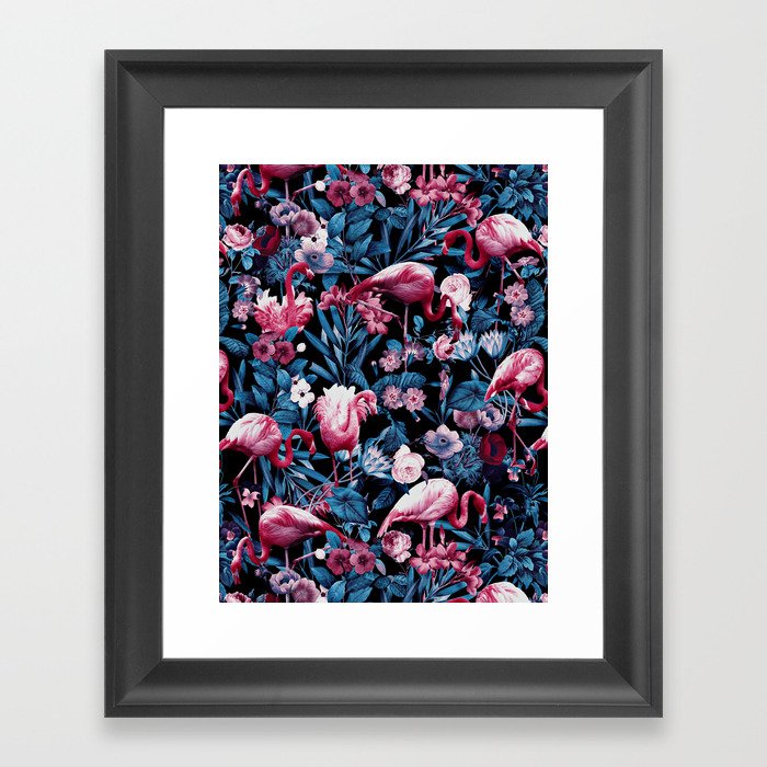 Floral and Flamingo VIII