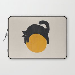 Cat with ball Laptop Sleeve