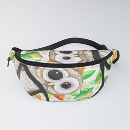  Two curious owls Fanny Pack