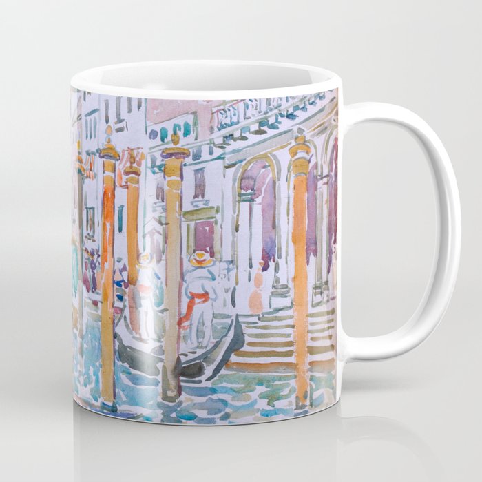 Rialto, Venice by Maurice Prendergast - Belle Époque Watercolor Painting Coffee Mug