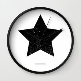 Black Star Wall Clock