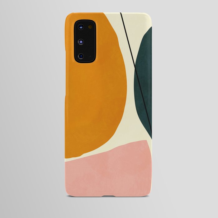 shapes geometric minimal painting abstract Android Case