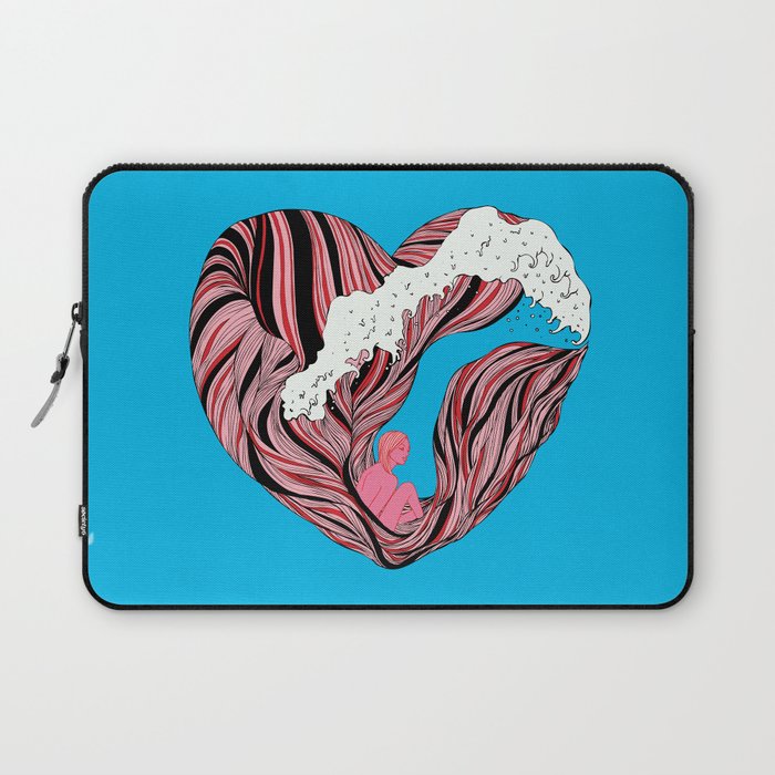 Ocean Heart Laptop Sleeve