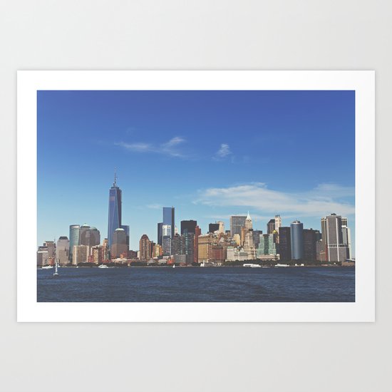 Manhattan Skyline Art Print