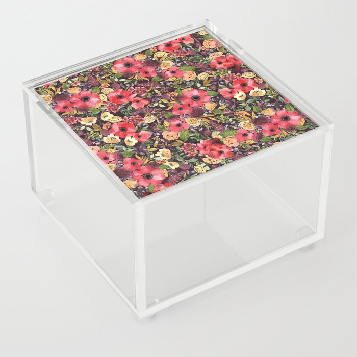 Beautiful flowers Acrylic Box