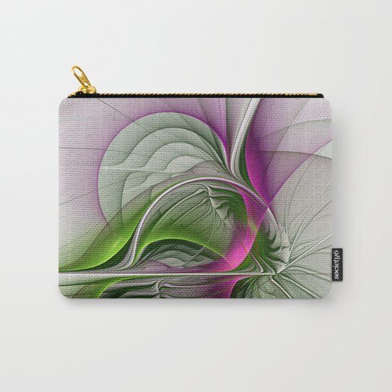 Wild Beauty, Abstract Fractal Art Carry-All Pouch
