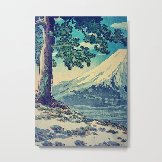 After the Snows in Sekihara Metal Print