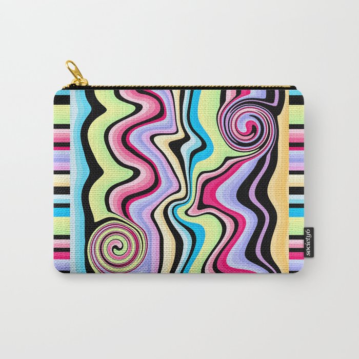 Cartoon abstract 1 Carry-All Pouch