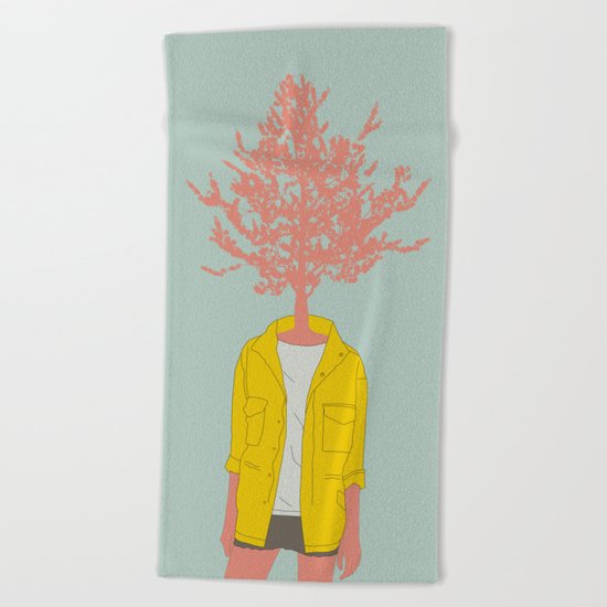 Woman Nature 4 Beach Towel