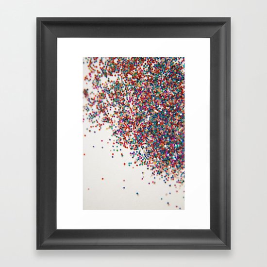 Fun II (NOT REAL GLITTER) Framed Art Print