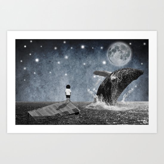 The Castaway Art Print