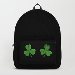 Funny Irish Shamrocks Boobs design Celtic Saint Patrick Day Backpack
