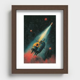 Vintage Deep Space Exploration Series - 04 Recessed Framed Print