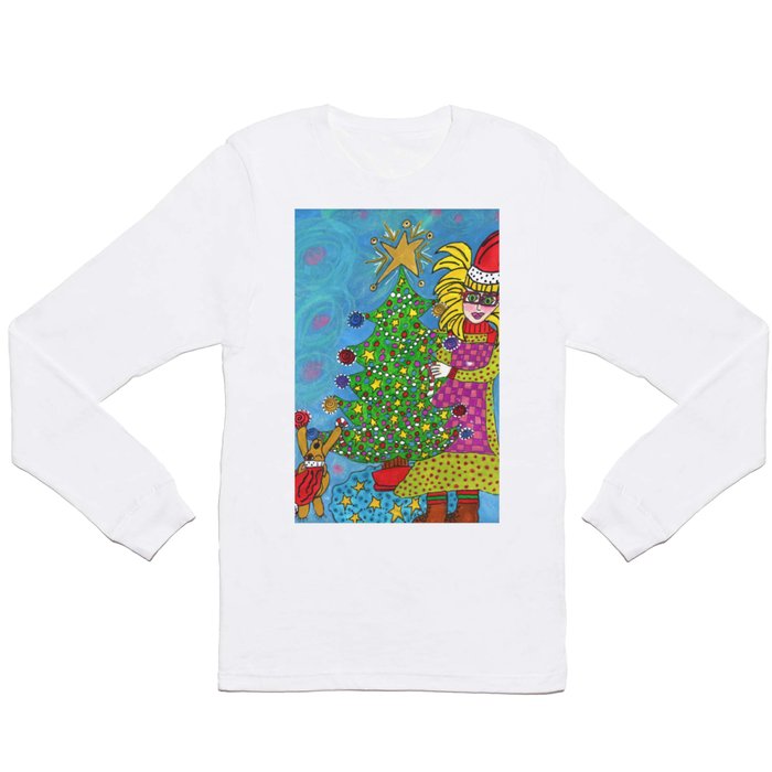 Christmas With Maisie and Daisy Long Sleeve T Shirt