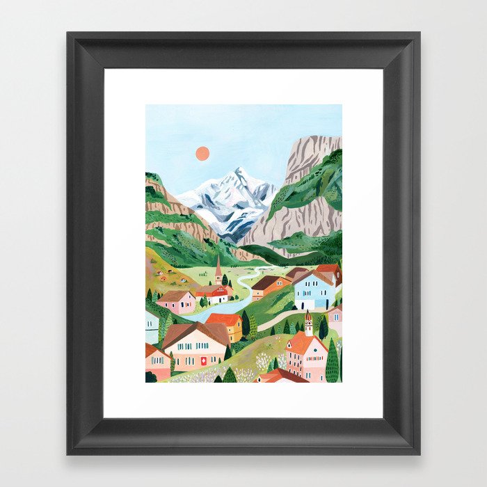 Grindelwald Switzerland Framed Art Print
