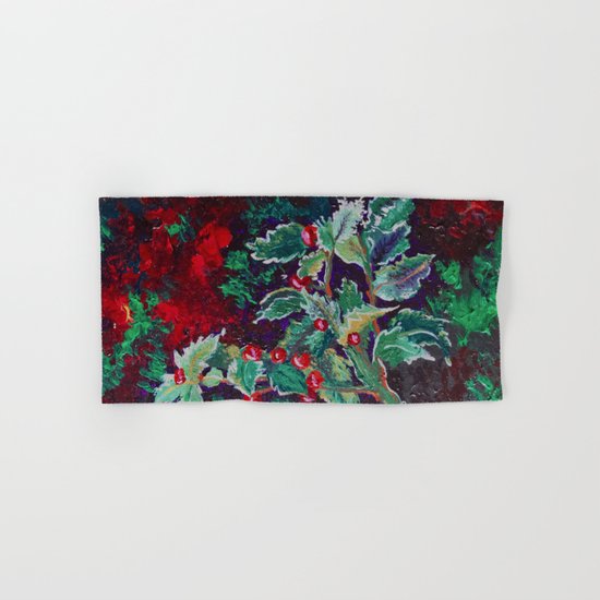 Have a Holly Jolly Christmas Hand & Bath Towel