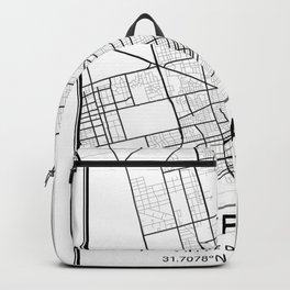 EL Paso Light City Map Backpack