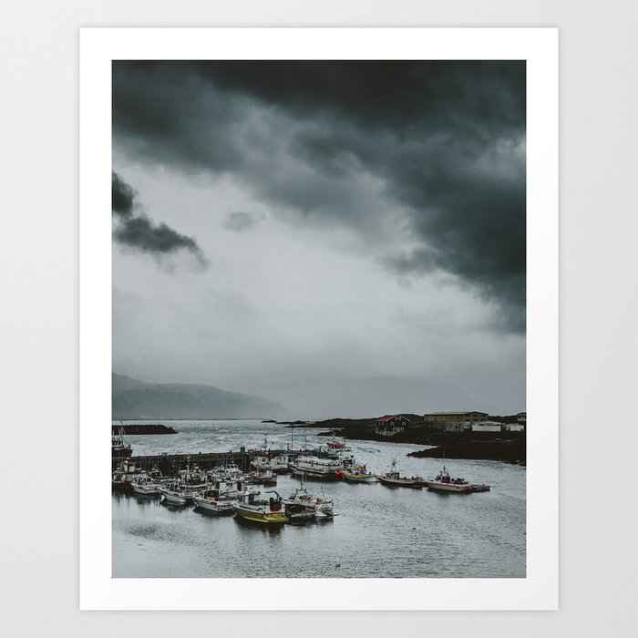 Iceland Port Art Print