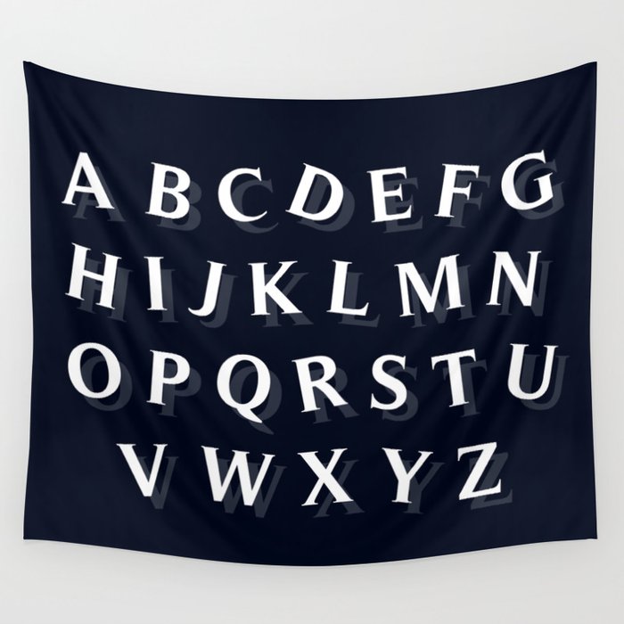 LETTERS (TEACHING) Wall Tapestry