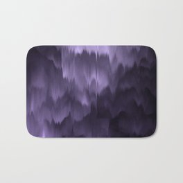 Purple and black. Abstract. Bath Mat
