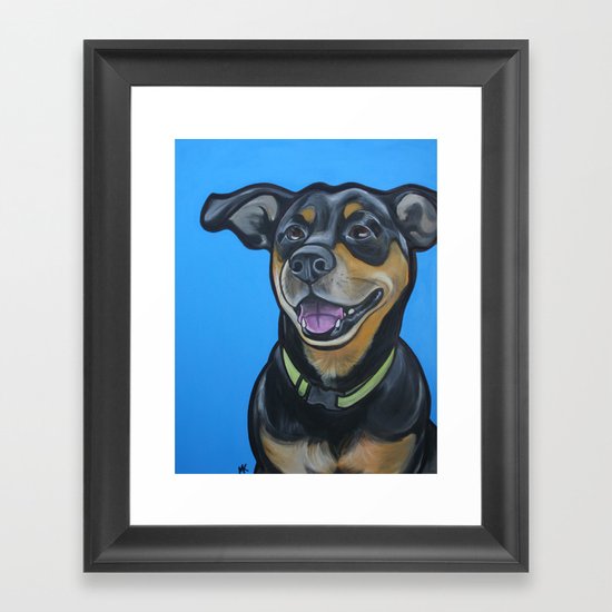 Fibby Framed Art Print
