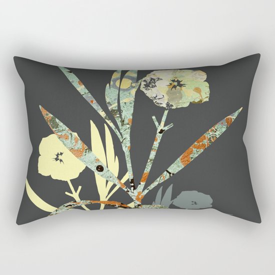 Floral Decor III Rectangular Pillow