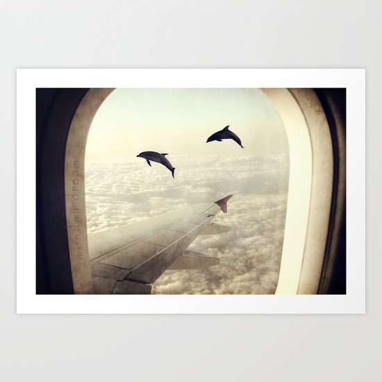 Dolphins Art Print