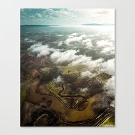 Above Earth Landscape Canvas Print