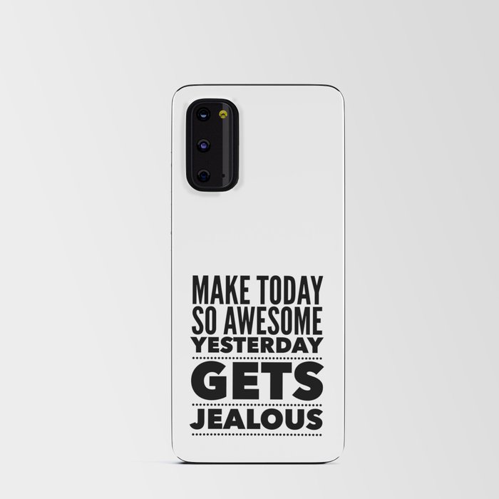 Yesterday Gets Jealous | Black & White Android Card Case