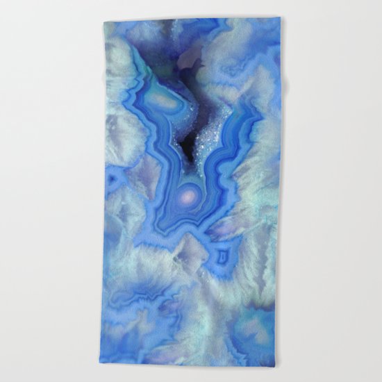 Blue Sky Stone Beach Towel